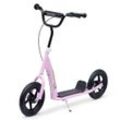 Kinderroller mit Hinterbremse 12 Zoll Scooter Tretroller Roller Cityroller Kinder Kickboard Stahl EV