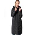 Langmantel VAUDE "WOMEN'S COREWAY COAT" Gr. 48, schwarz, Damen, Obermaterial: 100% Polyester, unifarben, Mäntel