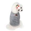 Csparkv - eu (Hals: 23 cm Rücken: 20 cm Brust: 32 cm) Pullover für kleine Hunde/Katzen, Fleecemäntel, warme Winterpullover, Haustierpullover,