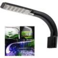 Aquarium-Licht, LED-Lampe, weiß und blau, Nano-Clip-Beleuchtung für Fischpflanzen, 23–50 cm