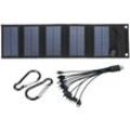 Ugreat - 70 w faltbares Solarpanel-Ladegerät mit 5 v DC-Ausgang (10 Anschlüsse) und USB-Anschluss, tragbares Kraftwerk