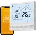 CSPARKV Tuya Smart Thermostate Heizungsthermostat Raumthermostat WiFi-Thermostat Thermostat für elektrische Fußbodenheizung Kompatibel mit Alexa,