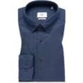 MODERN FIT Soft Luxury Shirt in denim unifarben, denim, 42