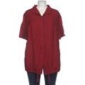 Ulla Popken Damen Bluse, bordeaux, Gr. 46