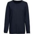 Baumwoll-Pullover, marine, 44/46