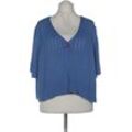 Ulla Popken Damen Strickjacke, blau, Gr. 54