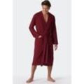 SCHIESSER Bademantel Fine Interlock bordeaux - Essentials XL male