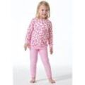 SCHIESSER Schlafanzug lang Organic Cotton Bündchen Herzen rosé - Girls World 104 female