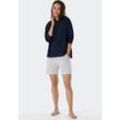 SCHIESSER Shirt langarm dunkeblau - Mix+Relax 34 female