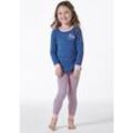 SCHIESSER Schlafanzug lang Feinripp Panda Ringel blau - Girls World 104 female