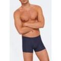 SCHIESSER Shorts Interlock seamless blau - Laser Cut 8 male