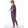 SCHIESSER Hose lang Jersey-Quiltstoff und Sweatware malve - Mix+Relax 34 female