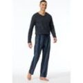 SCHIESSER Hose lang Flanell Streifen multicolor - Mix+Relax 52 male