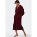 SCHIESSER Bademantel Leichtfrottee bordeaux - Feather Terry XL male