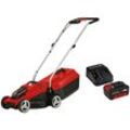 Akku-Rasenmäher EINHELL "Einhell Power X-Change GE-CM 18/250 Li", rot, B:36cm H:100cm T:120cm, Rasenmäher, mit Akku 18V/4,0Ah und Ladegerät