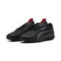 Sneaker PUMA "Scuderia Ferrari Neo Cat 3.0 Sneakers Erwachsene", Gr. 39, schwarz (schwarz aged silber gray), Obermaterial: Synthetik, Textil; Futter: Textil; Innensohle: Textil; Laufsohle: Gummi, Schuhe