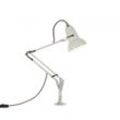 Anglepoise Schreibtischlampe Original 1227 Mini, Ausführung Fuß für Festmontage, Farbe Leinenweiß