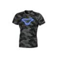 T-Shirt Macna Dazzle Wing 2.0 Schwarz-Grau-Blau