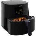 PHILIPS Heissluftfritteuse "Airfryer XL HD9270/90, 6,2 l", mit 7 Voreinstellungen und Warmhaltefunktion, digitales Display, Fritteusen, schwarzB:31,5cm H:30,7cm T:40,3cm