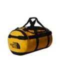 Reisetasche THE NORTH FACE "BASE CAMP DUFFEL - M" Gr. B/H/T: 64,5cm x 35,6cm x 35,6cm, gelb (summit gold, tnf schwarz), Polyester, Taschen, 71 Liter Volumen