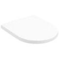 Villeroy und Boch Subway 3.0 WC-Sitz 8M42S1RW Schaniere aus Edelstahl, mit QuickRelease und Softclosing, stone white C-plus