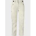 Outdoorhose SCHÖFFEL "Ski Pants Weissach L", Damen, Gr. 36, Normalgrößen, beige (9040, natur), Oberstoff : 100% Polyester (Membran: Polyurethan) Futter : 100% Polyester Wattierung : 100% Polyester, sportlich, Hosen