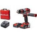 Akku-Schlagbohrschrauber EINHELL "Â»TE-CD 18 Li-i BLÂ«", rot (rot, schwarz), B:110mm H:335mm L:335mm, Bohrmaschinen, Power X-Change, Inkl. 2x 2,0 Ah, Ladegerät und Transportkoffer