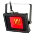 EuroLite LED IP FL-10 SMD red Schwarz matt