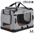 Hundetransportbox Grau M 60x42x42cm