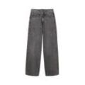 TOM TAILOR Mädchen Wide Leg Jeans, grau, Uni, Gr. 134