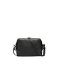 Umhängetasche LIEBESKIND BERLIN "Camera S LOU 2 3D LEATHER" Gr. B/H/T: 19cm x 14,5cm x 9cm, schwarz, Damen, Leder, Taschen, Schultertasche Handtasche Damen Tasche Damen