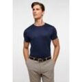 T-Shirt ETERNA, Herren, Gr. M, blau (dunkelblau), 70% cotton, 30% Lyocell, casual, lässig geschnitten, Kurzarm, Shirts