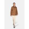 Steppjacke FUCHS SCHMITT "Steppjacke", Damen, Gr. 36, braun, 94% Polyamid, 6% Elasthan, casual, regular fit, ohne Ausschnitt, Langarm, Jacken