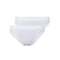 Slip SKINY "Slip 2er Pack", Damen, Gr. 40, weiß, Obermaterial: 100% Baumwolle CO., Unterhosen