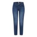 5-Pocket-Jeans BRAX "Style SHAKIRA S", Damen, Gr. 34, Normalgrößen, blau, 79% Baumwolle, 11% Polyester, 8% Lyocell, 2% Elasthan, Jeans