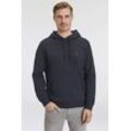 Kapuzensweatshirt BOSS ORANGE "Wetalk", Herren, Gr. XXL, blau (404_schwarz_blau), Sweatware, Obermaterial: 100% Baumwolle, unifarben, casual, regular fit hüftlang, hoch geschlossener Ausschnitt, Sweatshirts, mit gesticktem BOSS Markenlabel