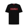 T-Shirt HUGO "T-Shirt Dulivio 1er Pack" Gr. XL, schwarz, Herren, Obermaterial: 100% Baumwolle CO., Shirts