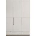 Kleiderschrank WOOOD "Pure", beige, B:142cm H:215cm T:60cm, FSC-zertifizierter Holzwerkstoff, Schränke, mit Kleiderstange, Kiefernholz, Höhe 215 cm