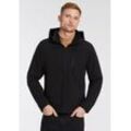 Softshelljacke CMP, Herren, Gr. 46, schwarz, Softshell, Obermaterial: 96% Polyester, 4% Elasthan, sportlich, taillenbedeckt, hoch geschlossener Ausschnitt, Langarm angesetztes Bündchen mit Windstopper, Jacken, Wasserabweisend & Winddicht & Atmungsaktiv