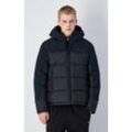 Winterjacke CHAMPION, Herren, Gr. XXL, schwarz, Steppware, Obermaterial: 100% Polyamid, unifarben mit Farbeinsatz, sportlich, Langarm, Jacken