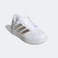 Sneaker ADIDAS SPORTSWEAR "COURTBLOCK", Gr. 36, cloud weiß, cyber metallic, orbit grau, Synthetik, sportlich, Schuhe