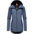 Winterjacke RAGWEAR "Zuzka Winter" Gr. S (36), blau (indigo), Damen, Außenmaterial: 100% Polyester, Innenfutter: 100% Polyester, Kapuzenfutter: 100% Polyester, Wattierung: 100% Polyester, Jacken, Wasserdichter Winterparka mit Teddyfleece Innenfutter