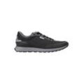 Sneaker HUGO "Sneaker Icelin runn pupdny", Herren, Gr. 42, schwarz, Obermaterial: 100% Polyester PES., Schuhe