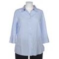 Peter Hahn Damen Bluse, blau, Gr. 46