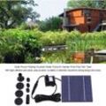 Ej.life - Solarpumpe für Brunnen, Solarpumpe für den Garten, 1,2 w, 200 l/h, Solar-Wasserpumpe für Teich, Schwimmbad, Tauchpumpe für den Außenbereich