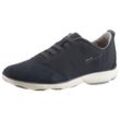 Slip-On Sneaker GEOX, Herren, Gr. 41, blau (navy), Veloursleder, Textil, sportlich, Schuhe, Slipper, Sneaker zum Schlupfen