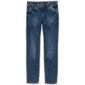 TOM TAILOR Damen Alexa Straight Jeans mit Bio-Baumwolle, blau, Uni, Gr. 26/30