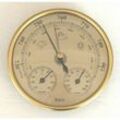 Barometer, Wetterstation mit Barometer und Hygrometer, Thermometer, 3 in 1 analoge Wandwetterstation, für den Innen- und Außenbereich