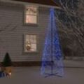 LED-Weihnachtsbaum,Outdoor-Lichterketten Kegelform Blau 1400 LEDs 160x500 cm Vidaxl