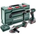 Combo Set 2.4.1 18V Akku Maschine Bohrschrauber Winkelschleifer 685206510 - Metabo